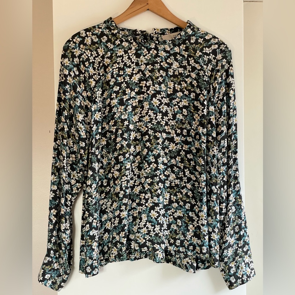 Loft Long Sleeve Floral Shirt